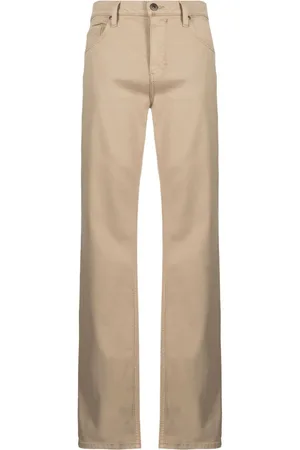 Paige Mid-rise straight-leg trousers