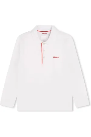 HUGO BOSS Logo-print cotton polo shirt