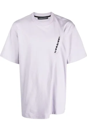 Y / PROJECT Pinched logo-embroidered cotton T-shirt