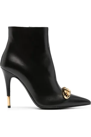 Tom Ford Chain-detail leather ankle boots