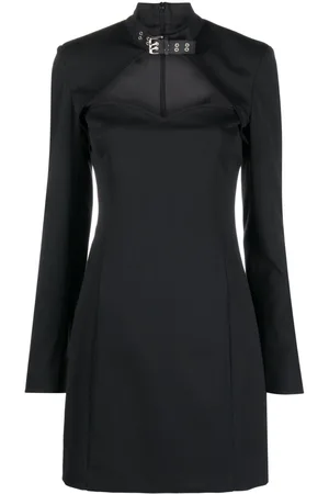 Moschino Cut-out detail long-sleeve dress