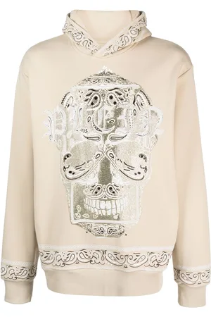 Philipp Plein Paisley Strass long-sleeve hoodie