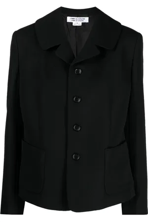 Comme des Garçons Notched-lapels wool blazer