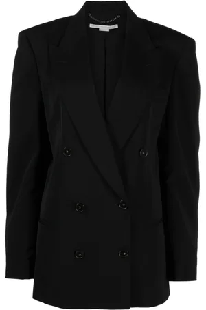 Stella McCartney Double-breasted stretch-wool blazer