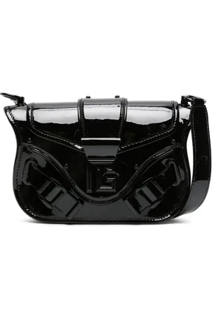 Balmain Blaze patent leather crossbody bag