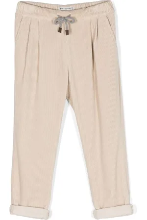 Brunello Cucinelli Drawstring corduroy trousers