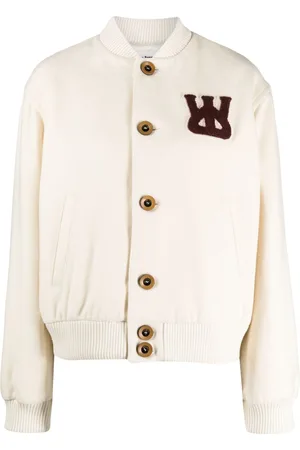 WALES BONNER Logo-appliqué bomber jacket