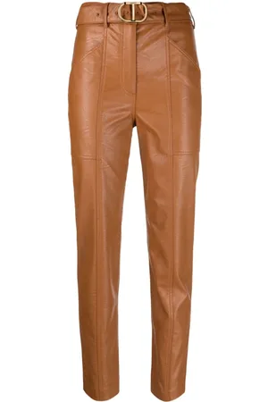 Twin-Set Belted tapered trousers