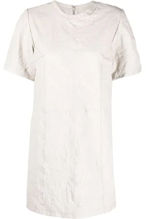 Zadig & Voltaire Riddy crinkled leather minidress