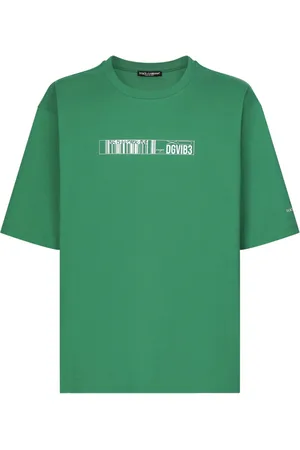 Dolce & Gabbana Barcode-print cotton T-shirt