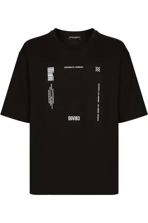 Dolce & Gabbana Text-print cotton T-shirt