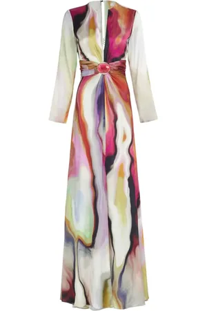 Silvia Tcherassi Zarina abstract-print gown