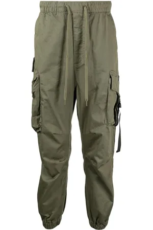 Musium Div. Drawstring tapered cargo trousers