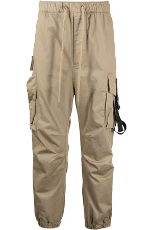Musium Div. Drawstring tapered cargo trousers
