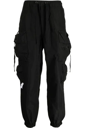 Musium Div. Multiple-pocket drop-crotch trousers