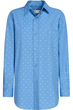 Marni Polka dot-print poplin shirt