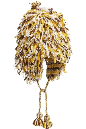 Marni Tassel-detail virgin wool beanie