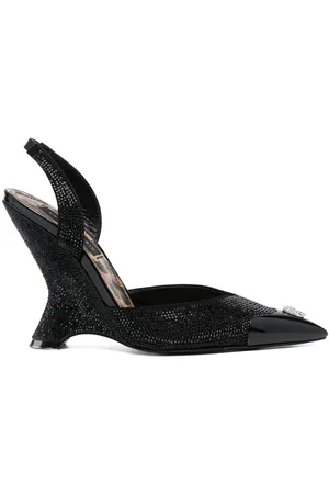 Philipp Plein Decollete 105mm crystal-embellished pumps