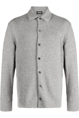 Ermenegildo Zegna Classic-collar cashmere cardigan