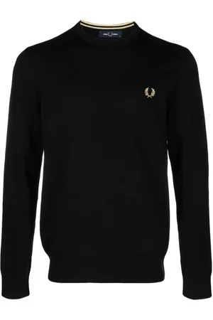 Fred Perry Logo-embroidered crew-neck jumper