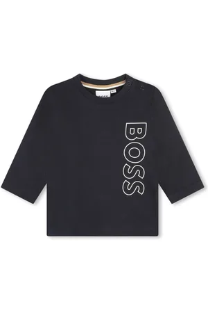 HUGO BOSS Logo-print long-sleeve T-shirt