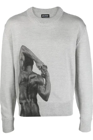 Honey Fucking Dijon Intarsia-knit wool-blend jumper
