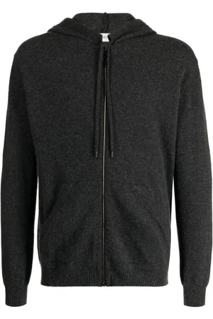 PRINGLE OF SCOTLAND Zip-up drawstring hoodie