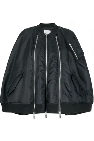NOIR KEI NINOMIYA Zipped padded cape