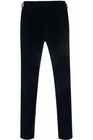 PT Torino Slim-fit velvet trousers