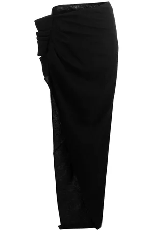 Rick Owens Virgin wool maxi skirt