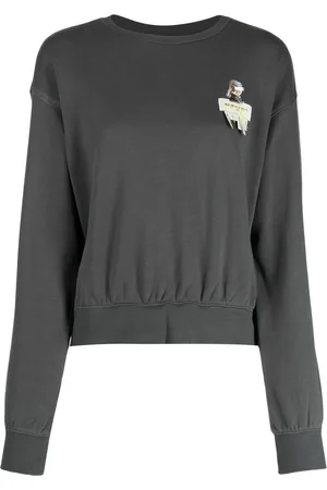 Musium Div. Logo-patch cotton sweatshirt
