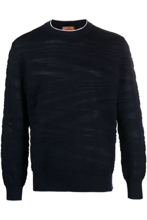 Missoni Zigzag-jacquard wool-blend jumper