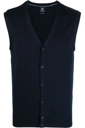 Boggi Milano Fine-knit cotton vest