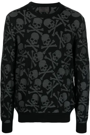 Philipp Plein Skull & Bones wool-silk blend jumper