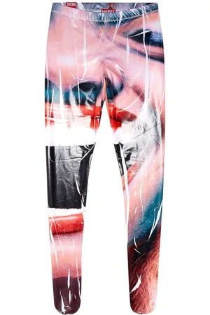 Diesel P-Koll-M1 graphic-print leggings