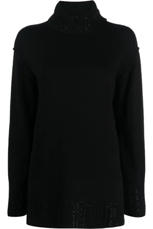 Twin-Set Rhinestone-embellished roll-neck jumper