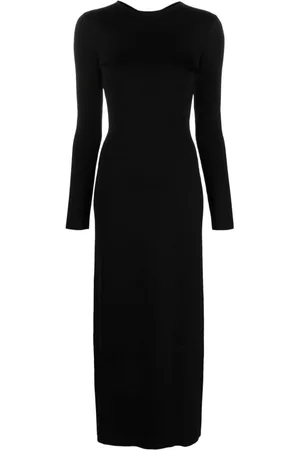 GALVAN Chain-detail open-back maxi dress