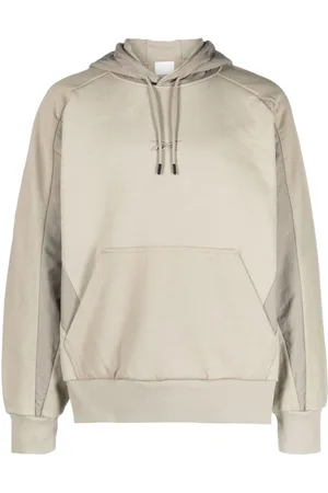 Reebok Logo-embroidered cotton hoodie