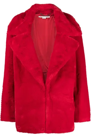 Stella McCartney Plush Teddy faux-fur coat