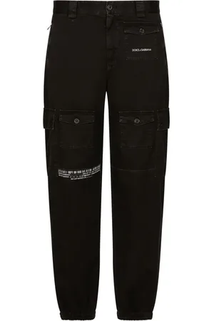 Dolce & Gabbana Logo-print cotton trousers