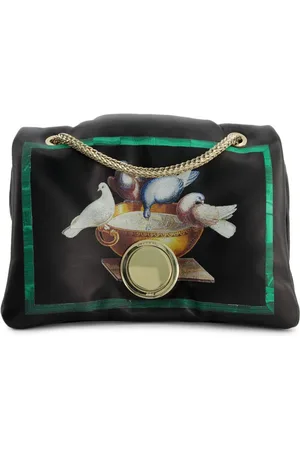 Giambattista Valli Birds Airbag leather shoulder bag