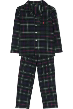 Ralph Lauren Plaid-check cotton pajama set (set of two)