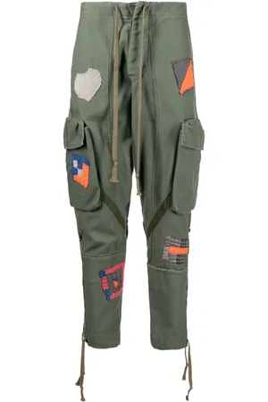 GREG LAUREN Patchwork cargo trousers