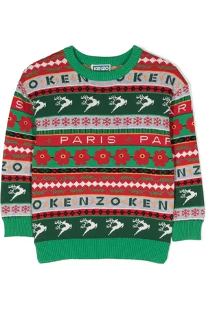 Kenzo Holiday jacquard-pattern jumper