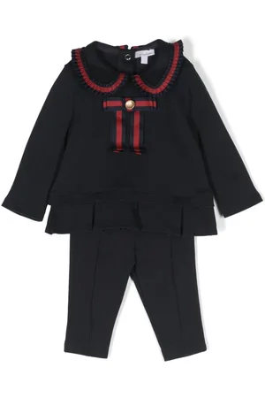 PATACHOU Bow-detail cotton trousers set