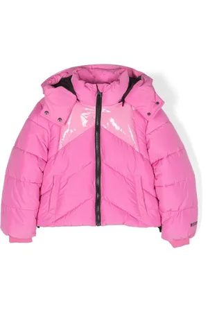 Msgm High-shine detail padded jacket