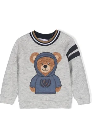 PATACHOU Teddy bear-print cotton sweatshirt