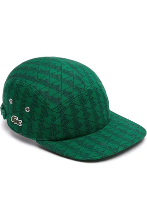 Lacoste Monogram-print organic cotton cap