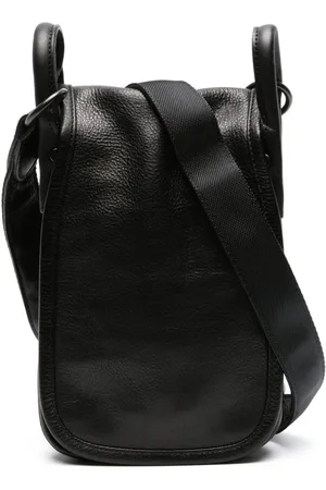 YOHJI YAMAMOTO Pebbled leather shoulder bag