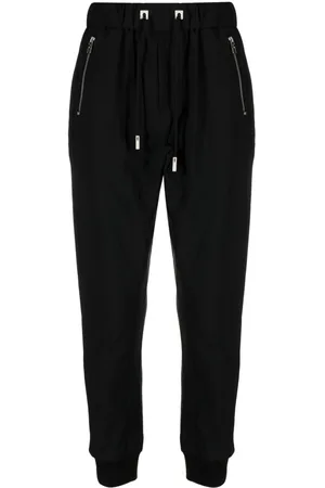 WOOYOUNGMI Jersey-texture tapered trousers
